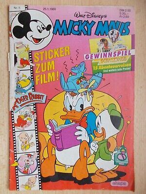 Comics Hefte MICKY MAUS Band Nr 5 1989 Ohne Beilage Walt Disney