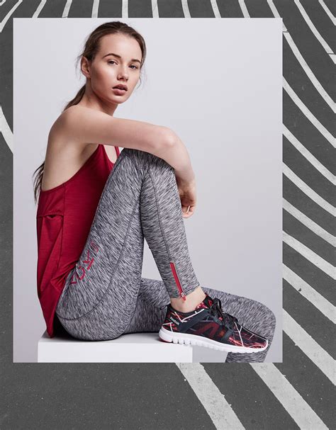 Legging Bershka Sport Long Back On Track Sport Start Moving