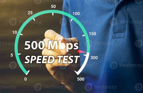 Fast Internet Connection Speedtest Network Bandwidth Technology Man