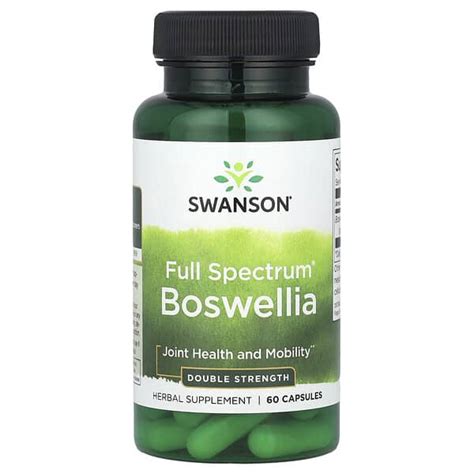 Swanson Full Spectrum® Boswellia Double Strength 60 Capsules