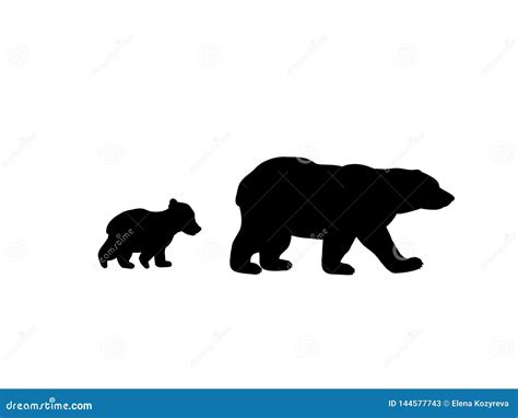 Black Bear Silhouette Stock Illustrations 18990 Black Bear