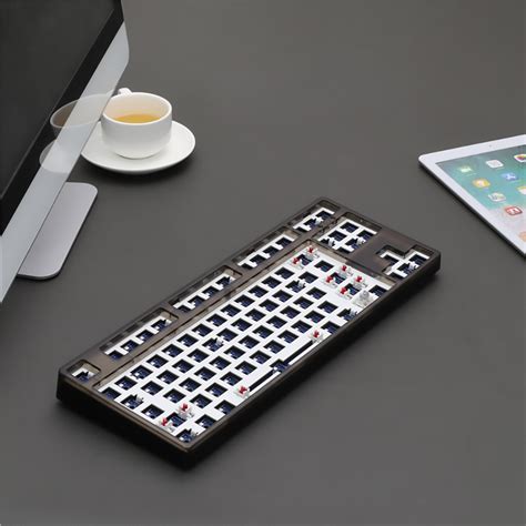 New ACGAM MMD87 BT5 0 2 4G Type C Connection 87 Keys Hot Swappable Mechanical Keyboard DIY Kits