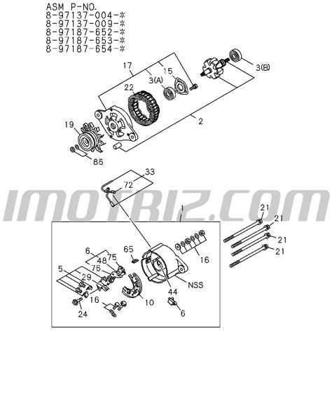 Reten Alternador Luv D Max Npr Nkr 98 Nissan Mt 3000