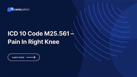 M25 561 Pain In Right Knee ICD 10 CM