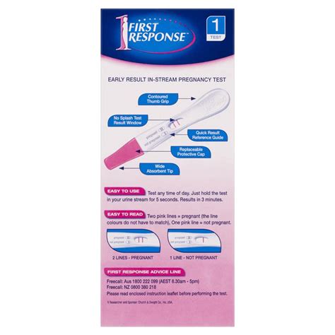 Buy First Response Instream Pregnancy Test Pack Online At Chemist