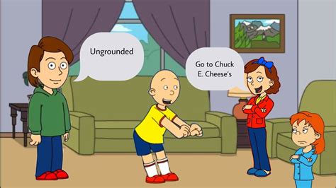 Caillou Brings Back Comedy World Ungrounded Goes To Chuck E Cheese’s Youtube