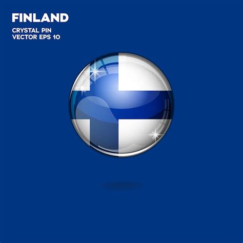 Premium Vector Finland Flag D Buttons