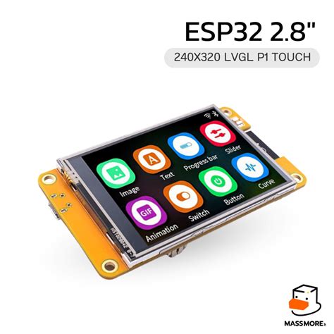 Esp S Touch Screen Module Esp Inch Resolution X