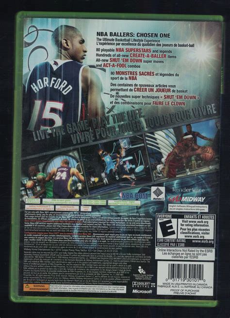 Nba Ballers Chosen One Prices Xbox Compare Loose Cib New Prices