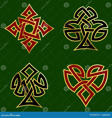 Knotwork Designs Stock Illustrations – 20 Knotwork Designs Stock