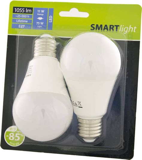 Led Lamp Smartlight 11w E27 A60 1055lm 3000k 2tk Pakis Bauhof