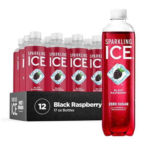 Sparkling Ice Black Raspberry Sparkling Water Zero Sugar Flavored