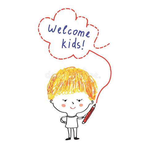 Kids Clipart Welcome Stock Illustrations – 290 Kids Clipart Welcome Stock Illustrations, Vectors ...