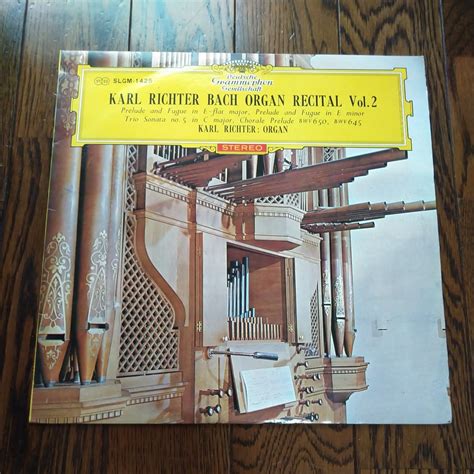 Lp Bach Karl Richter Organ Recital