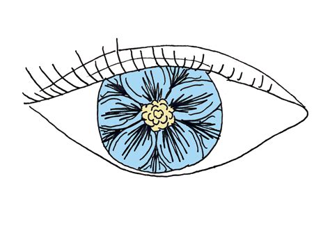 Eyeball Flower Drawing - Drawing.rjuuc.edu.np