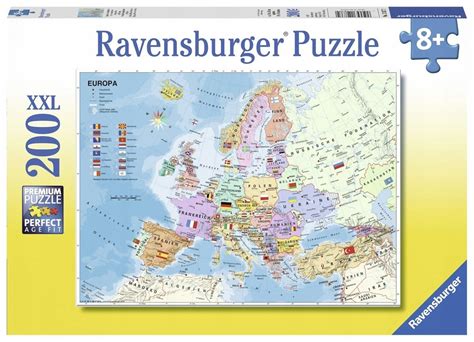 Ravensburger Puzzle Xxl Polityczna Mapa Europy