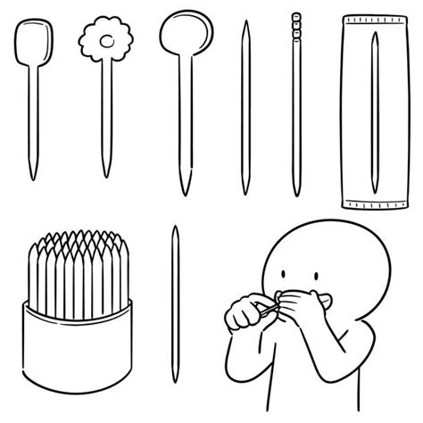 Toothpick Drawing Illustrations Royalty Free Vector Graphics And Clip