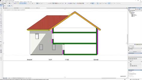 Archicad 19 Mini Tut Schatten Im Schnitt Und Ansichten Mixen Youtube