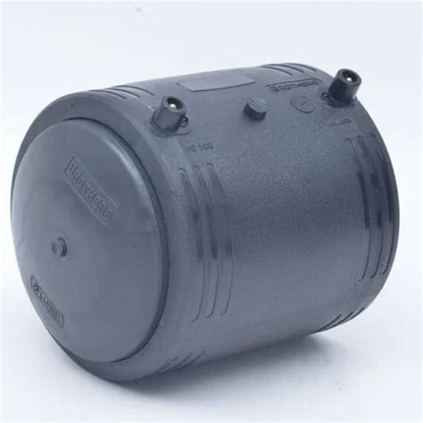 Hdpe Black Electrofusion End Caps For Plumbing Pipe Head Type Round