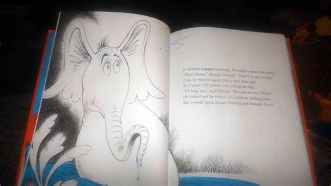 Vintage 1991 Childrens Hardcover Book Horton Hears A Who By Dr