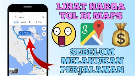 Cara Cek Tarif Tol Di Google Maps Youtube