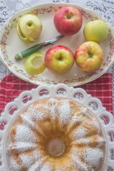 Fresh Apple Sour Cream Pound Cake Syrup And Biscuits