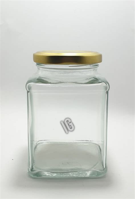 Lug Cap Tin 400 Ml ITC Square Glass Jar At Rs 16 5 Piece In New Delhi