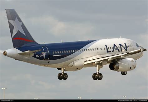 Aircraft Photo of HC CPZ Airbus A319 132 LAN Airlines Línea Aérea