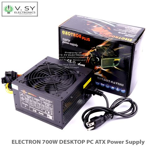 Electron Plus W Atx Power Supply Unit Mm Jumbo Cooling Fan For