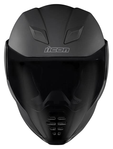 Icon Airflite Rubatone Casque De Moto Noir Mat Motos Accessoires Et