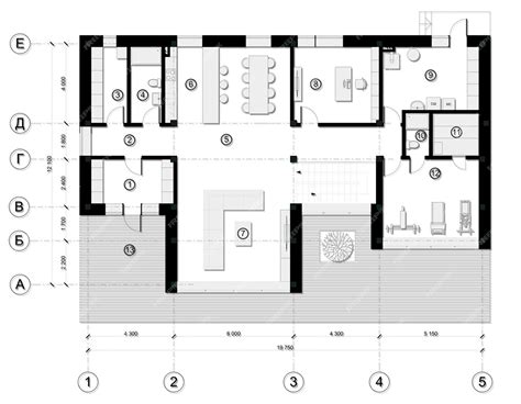 Premium Photo | Architectural drawing. Modern architecture. House plan ...