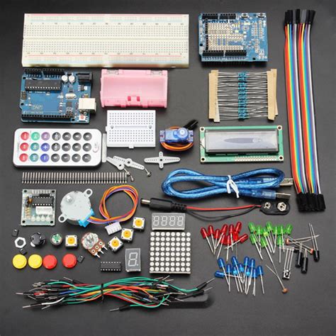 Kit De D Marrage De Base Uno R Nouvelle Version Pour Arduino Avec