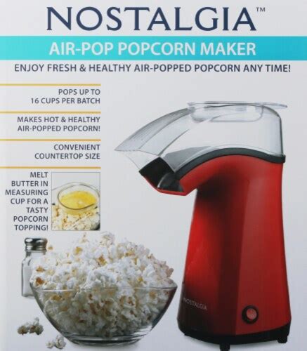 Nostalgia Air Pop Popcorn Maker Cups Frys Food Stores