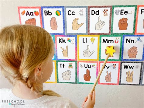 ASL Alphabet Posters – Preschool Inspirations