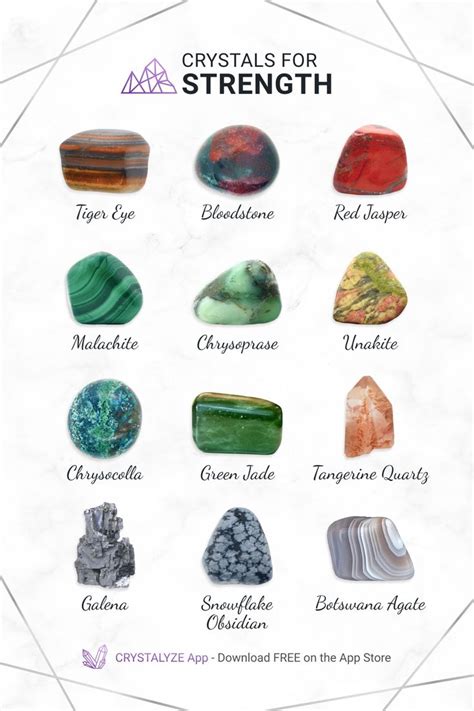 Crystals To Increase The Inner Strength To Persevere And Overcome Any