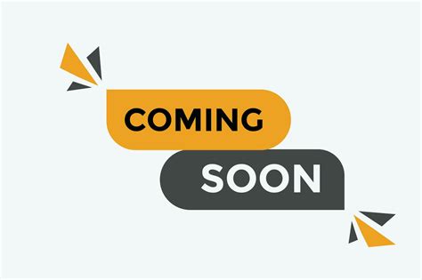 Coming Soon Button Web Banner Templates Vector Illustration 26828563