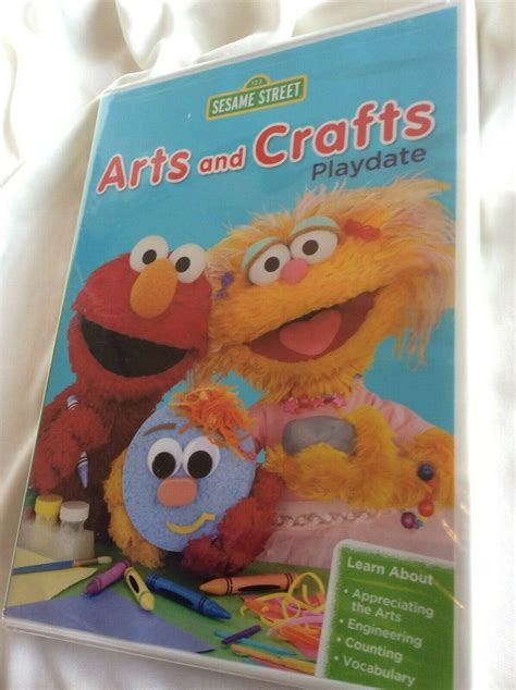 Sesame Street Arts And Crafts Playdate DVD 2013 2 Episodes Bonus