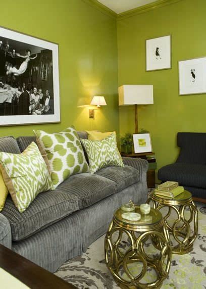 Vibrant Green And Gray Living Rooms Ideas - Interior Vogue