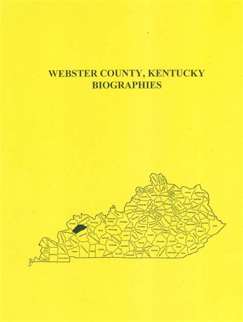 Webster County Kentucky History and Biographies - Southern Genealogy Books