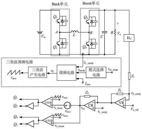 四管buck Boost变换器的三模式变频软开关控制方法与流程