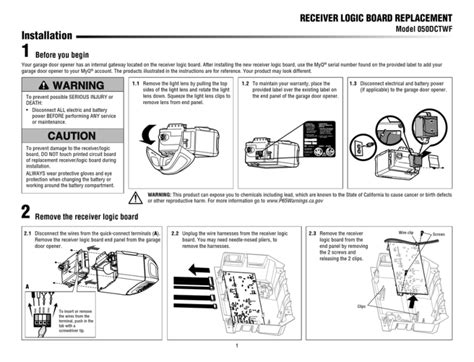 Chamberlain Garage Door Opener Installation Manual Ultimate Guide