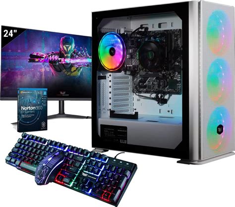 Veno Scorp Gaming PC 24 Monitor Bundle AMD Ryzen 5 5500 GTX 1630 4GB