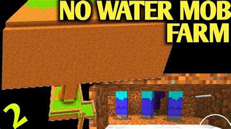 XP Farm For MINECRAFT SUPERFLAT Mob Farm NO WATER YouTube