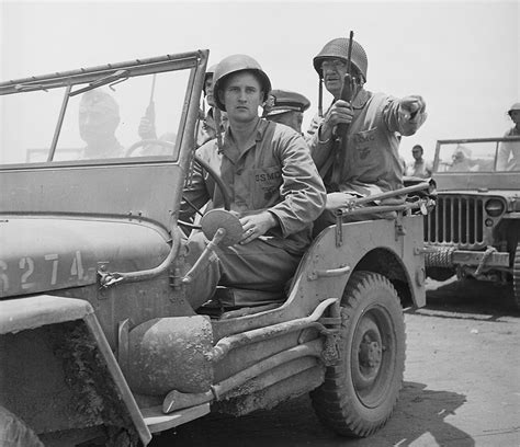 Lt Gen Holland M Smith Right Usmc Takes Jeep Tour Of Saipan