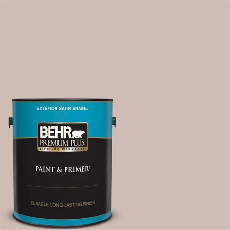 BEHR PREMIUM PLUS 1 Gal N150 2 Smokey Pink Satin Enamel Exterior