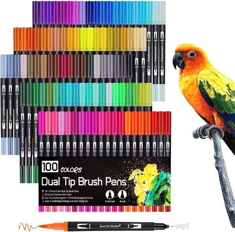 Surcotto Dual Brush Pen Set Farben Filzstifte Tinte Auf