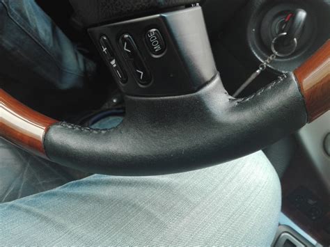 Покраска руля жидкой кожей — Lexus RX (2G), 3,3 л, 2004 года | своими ...