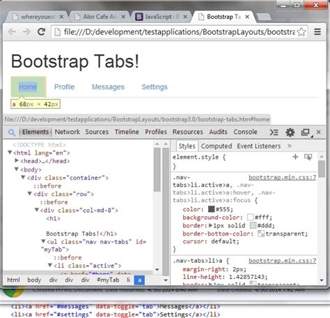 How To Style Bootstrap Tabs Step By Step Turbofuture