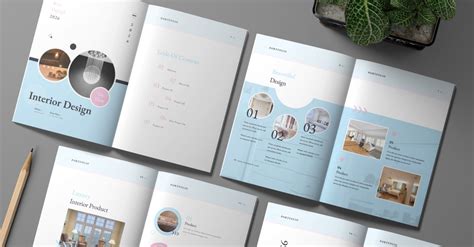 Interior Design Portfolio Template #430991 - TemplateMonster