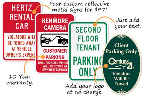 Custom Parking Lot Signs: Organize Your Parking Area